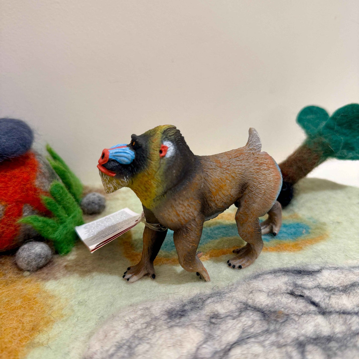 Mandrill Figurine by Safari Ltd Wildlife Collection Animal Figurines 3yrs+