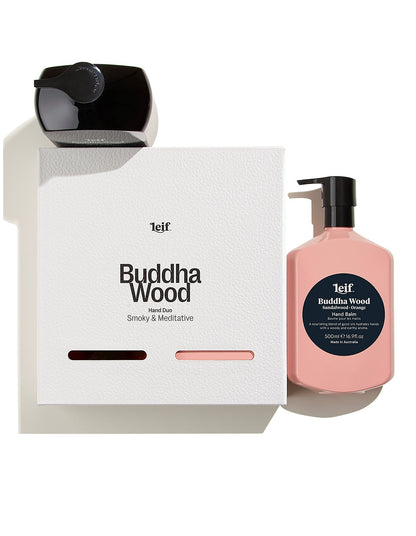 Buddha Wood Hand Duo Set - Large