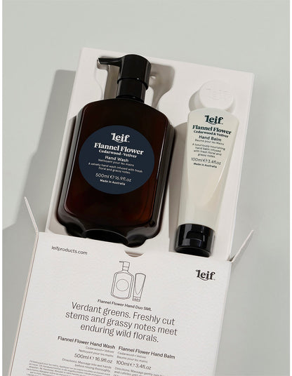 Flannel Flower Hand Duo Set - Small