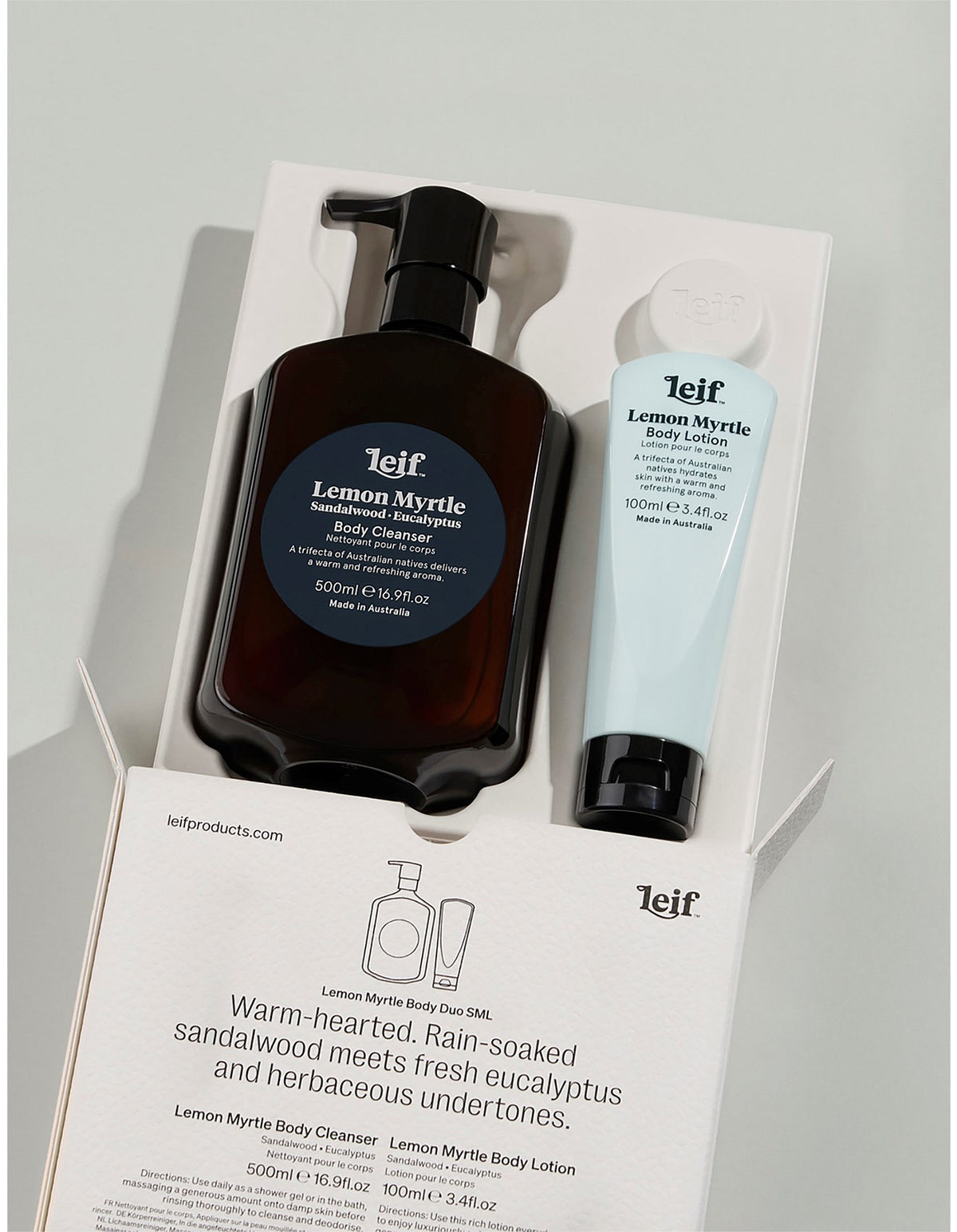 Lemon Myrtle Body Duo Set - Small
