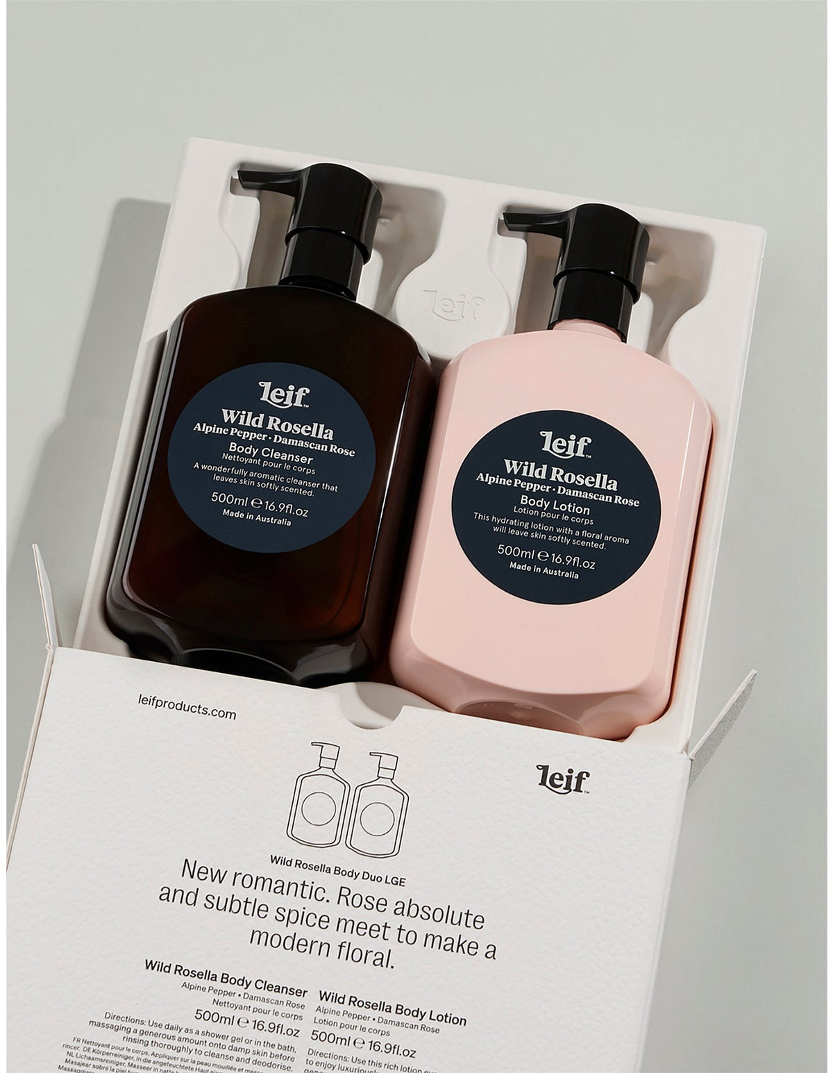 Wild Rosella Body Duo Set - Large
