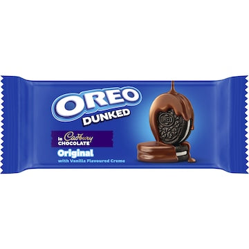 Oreo Dunked Milk Chocolate Original Cookies 6 pack 197g