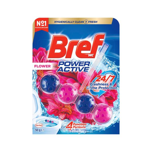 Power Active Toilet Cleaner Rim Block Flower