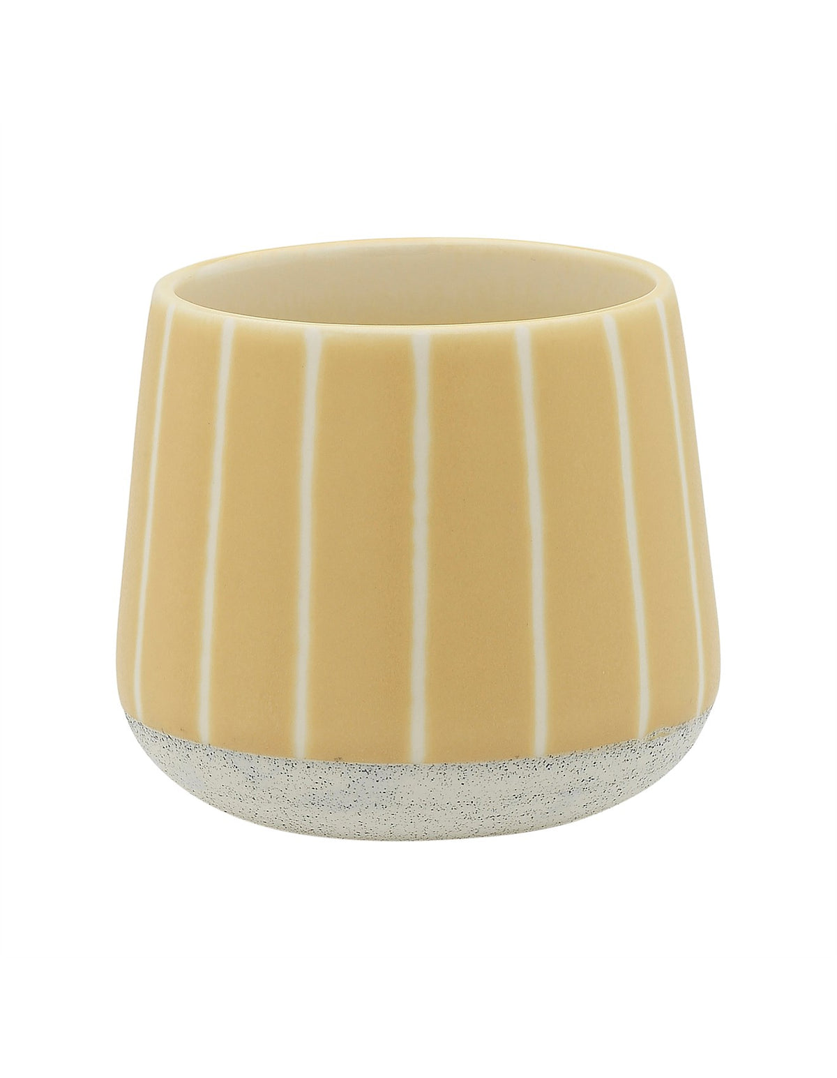 HULL STRIPE CUDDLE MUG 270ML YELLOW