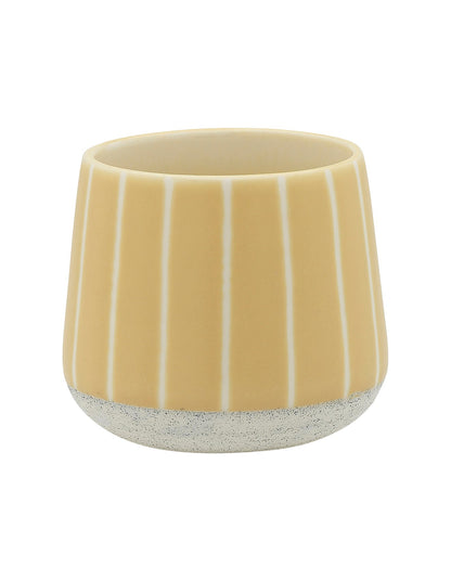 HULL STRIPE CUDDLE MUG 270ML YELLOW