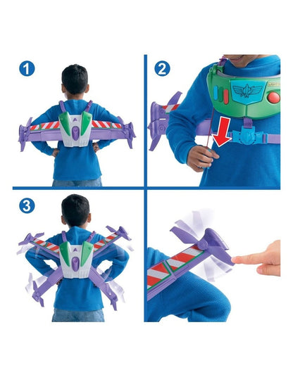 Disney and Pixar Toy Story 5 Hi-Tech Space Ranger Jetpack, Kids Role Play Gear with Lights & Sounds