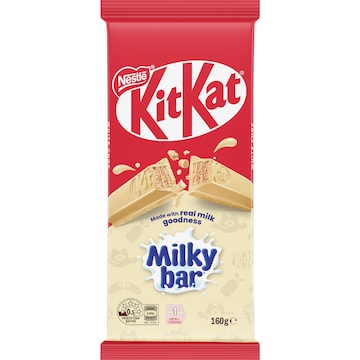 KitKat Milkybar White Chocolate Block 160g