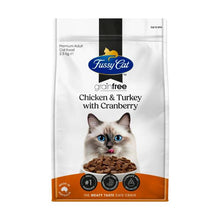 FUSSY CAT GRAIN FREE ADULT DRY CAT FOOD CHICKEN & TURKEY WITH CRANBERRY 2.5KG