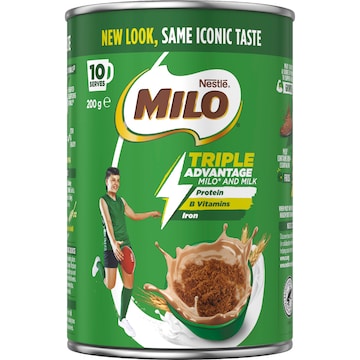 Milo Malt Drinking Chocolate Powder Hot Or Cold 200g