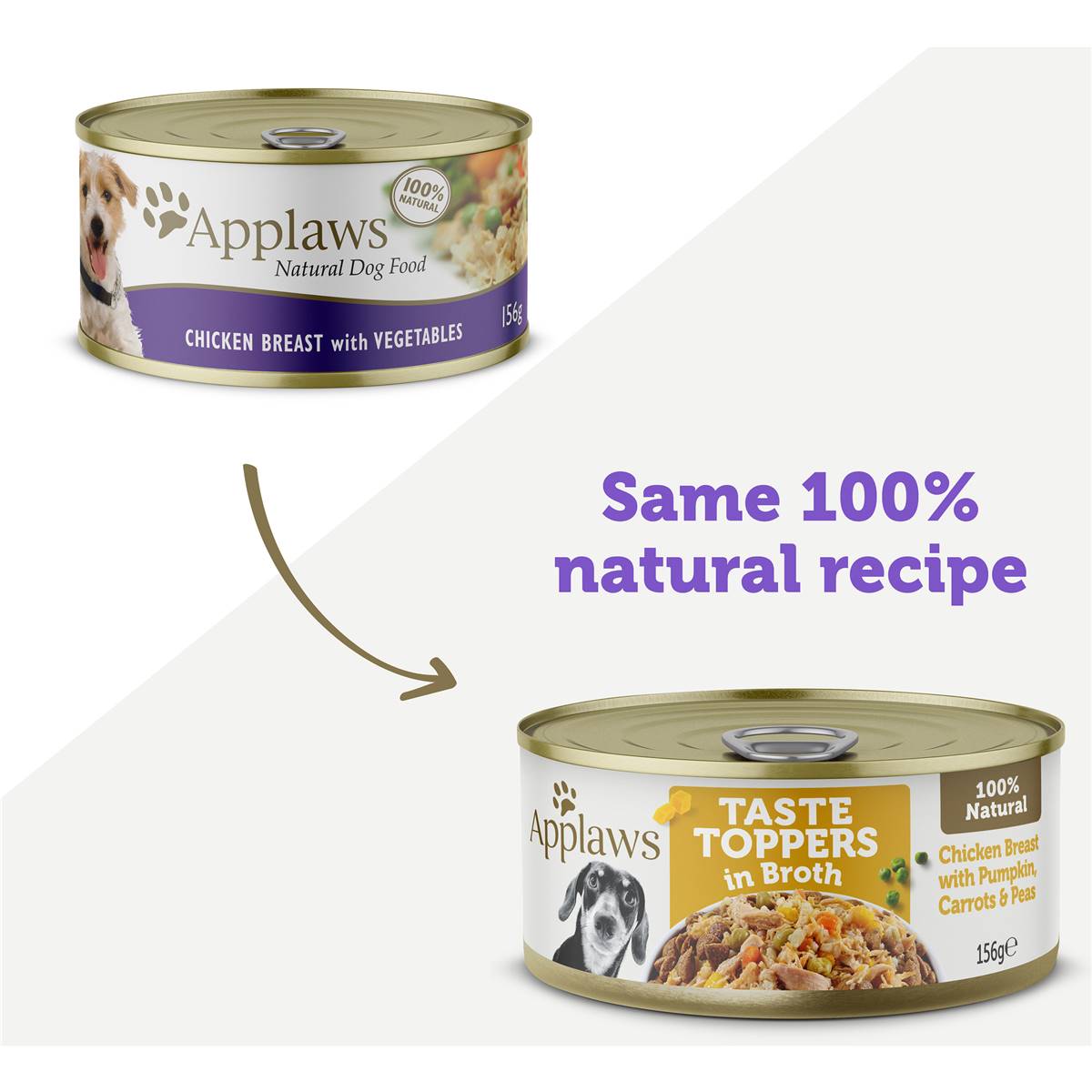 Applaws Taste Toppers In Broth Chicken Breast With Vegetables 156g