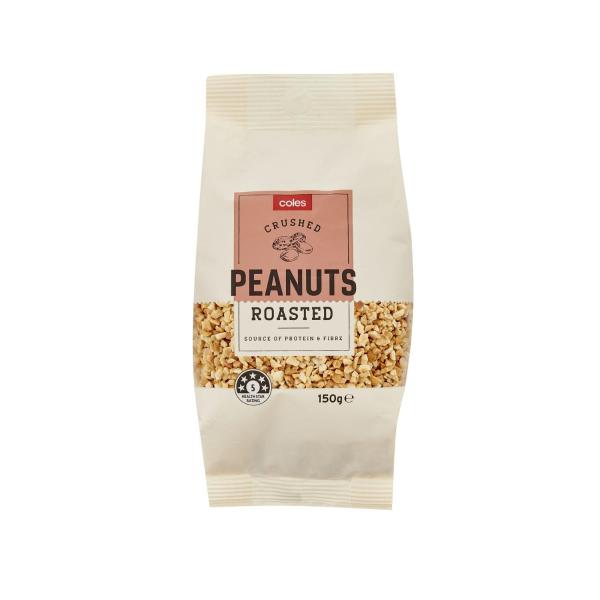 COLES CRUSHED PEANUTS 150G
