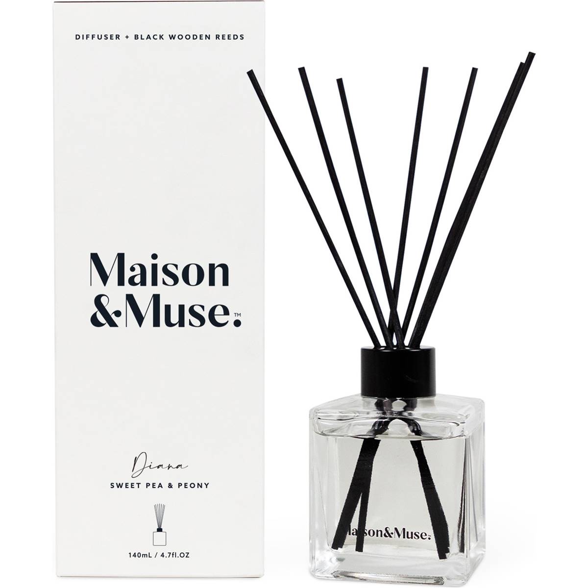 Maison & Muse Reed Diffuser Diana Sweet Pea & Peony 140mL