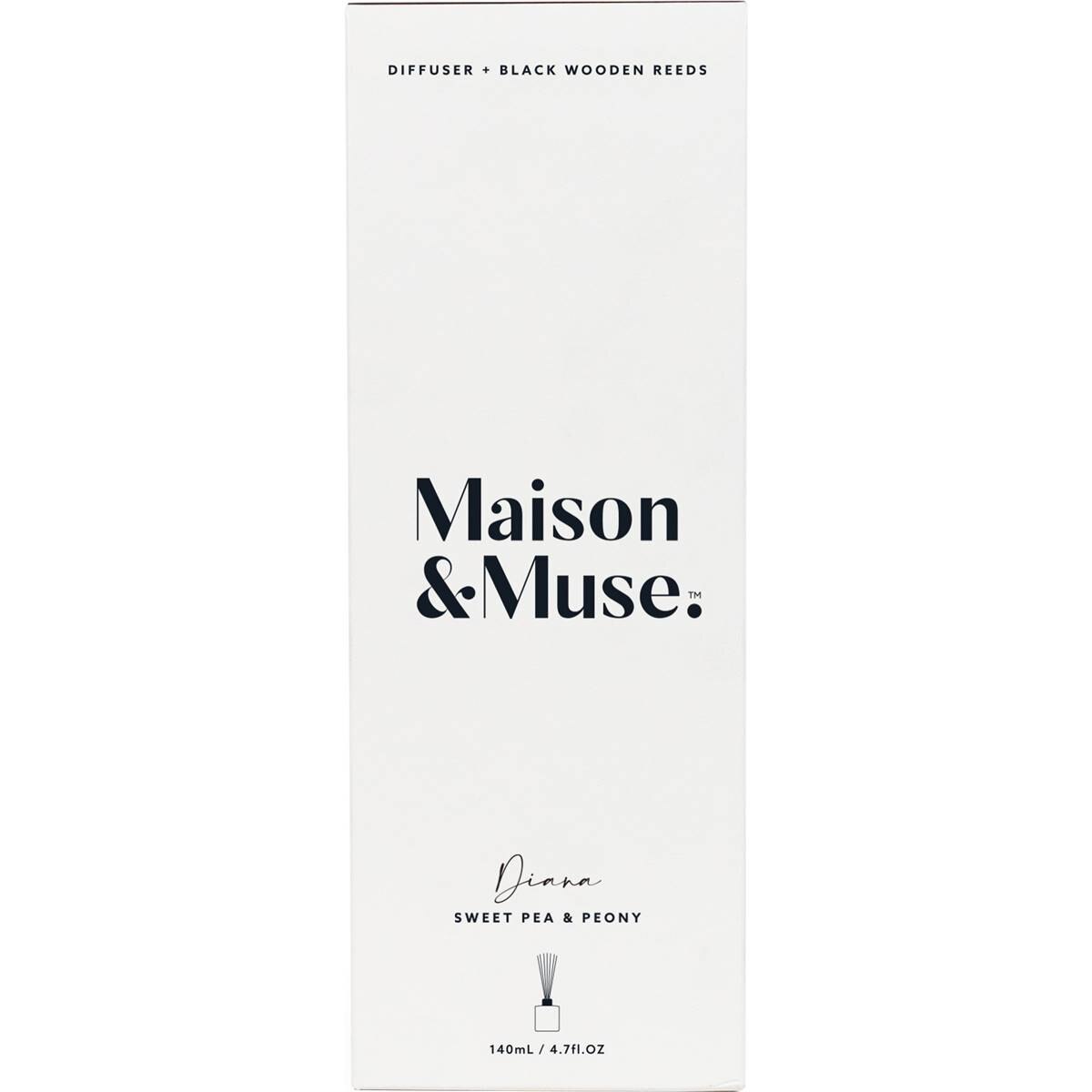 Maison & Muse Reed Diffuser Diana Sweet Pea & Peony 140mL