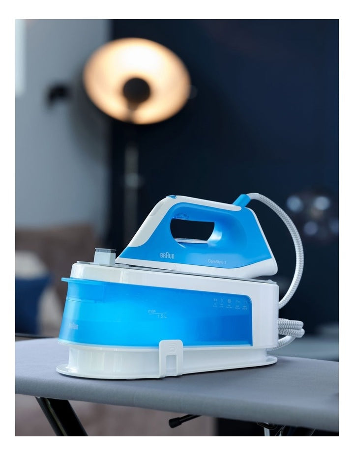 CareStyle 1 Steam Station in White/Blue IS1012BL