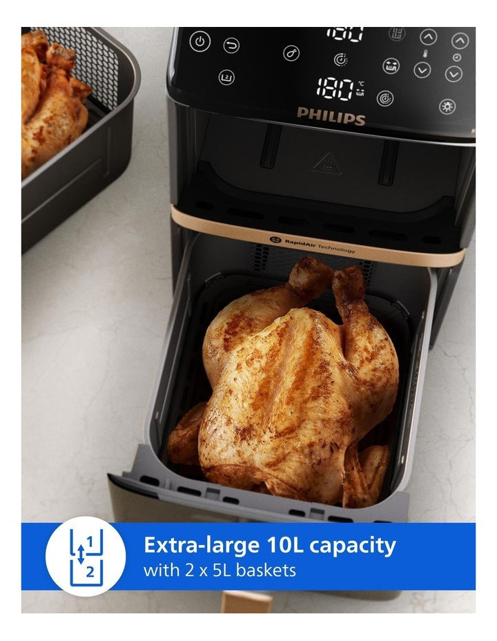 4000 Series 10L Double Stack Airfryer NA462/70