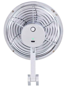 Brushed Metal Rechargeable Desk Fan GPDF115 in Silver