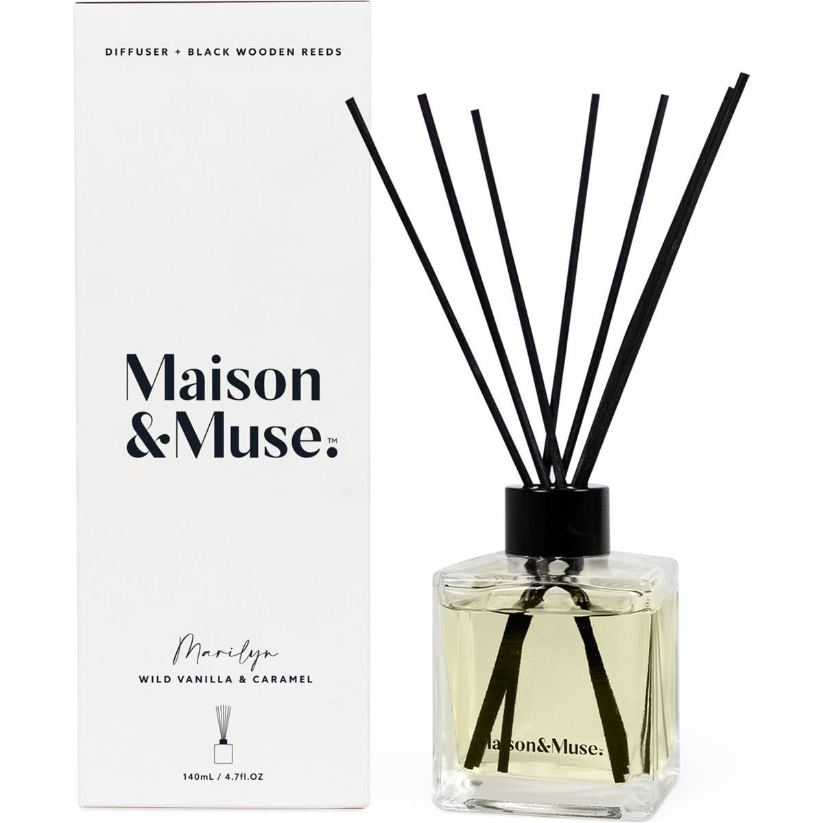 Maison & Muse Reed Diffuser Marilyn Wild Vanilla & Caramel 140mL