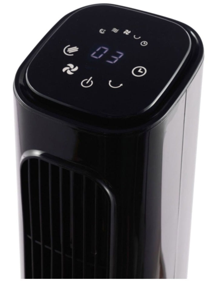 Tower Fan With Remote GCTF220 91cm in Black