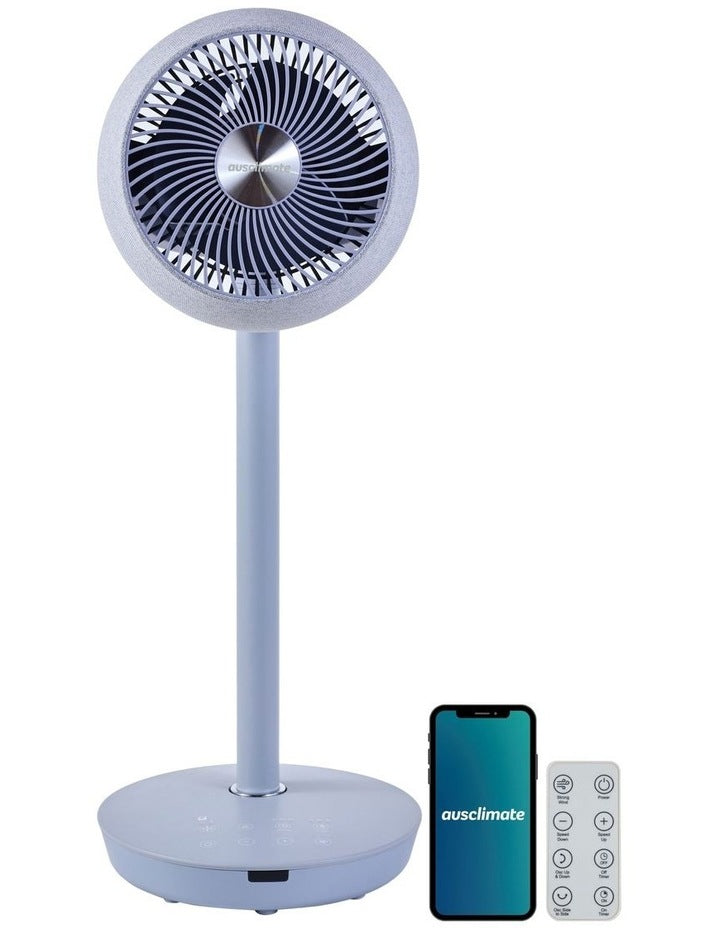 EcoSmart Pedestal Air Circulator Fan ACAC300SG in Stone Grey