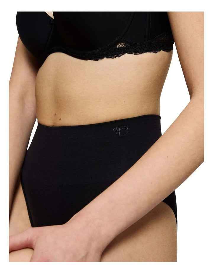 Soft Sculpt Bandeau Maxi Brief in Black