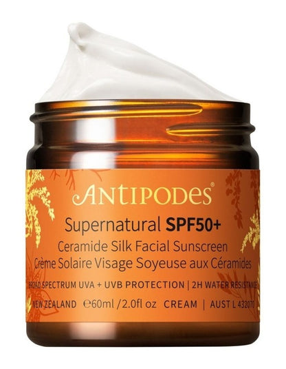 Supernatural Spf50&#43; Ceramide Silk Facial Sunscreen 60ml
