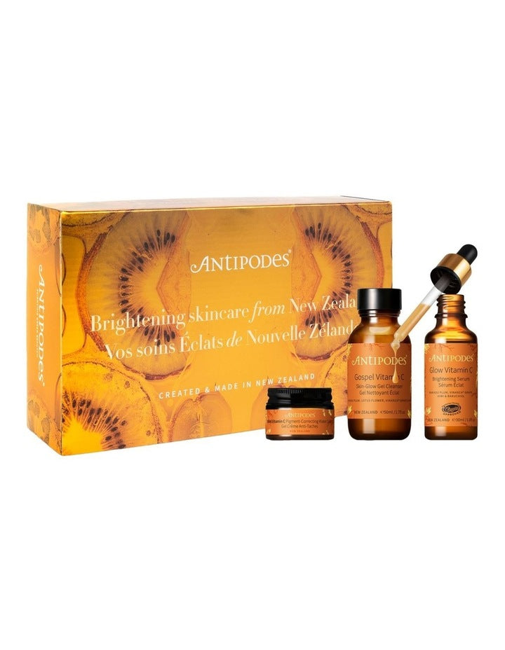 Christmas Brightening Boost Set - Glow 30ml, Gospel 50ml, Diem 15ml