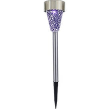 Mirabella Solar Mosaic Path Light Purple Purple 1 pack