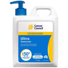 Cancer Council Ultra Sunscreen SPF 50+ 1L