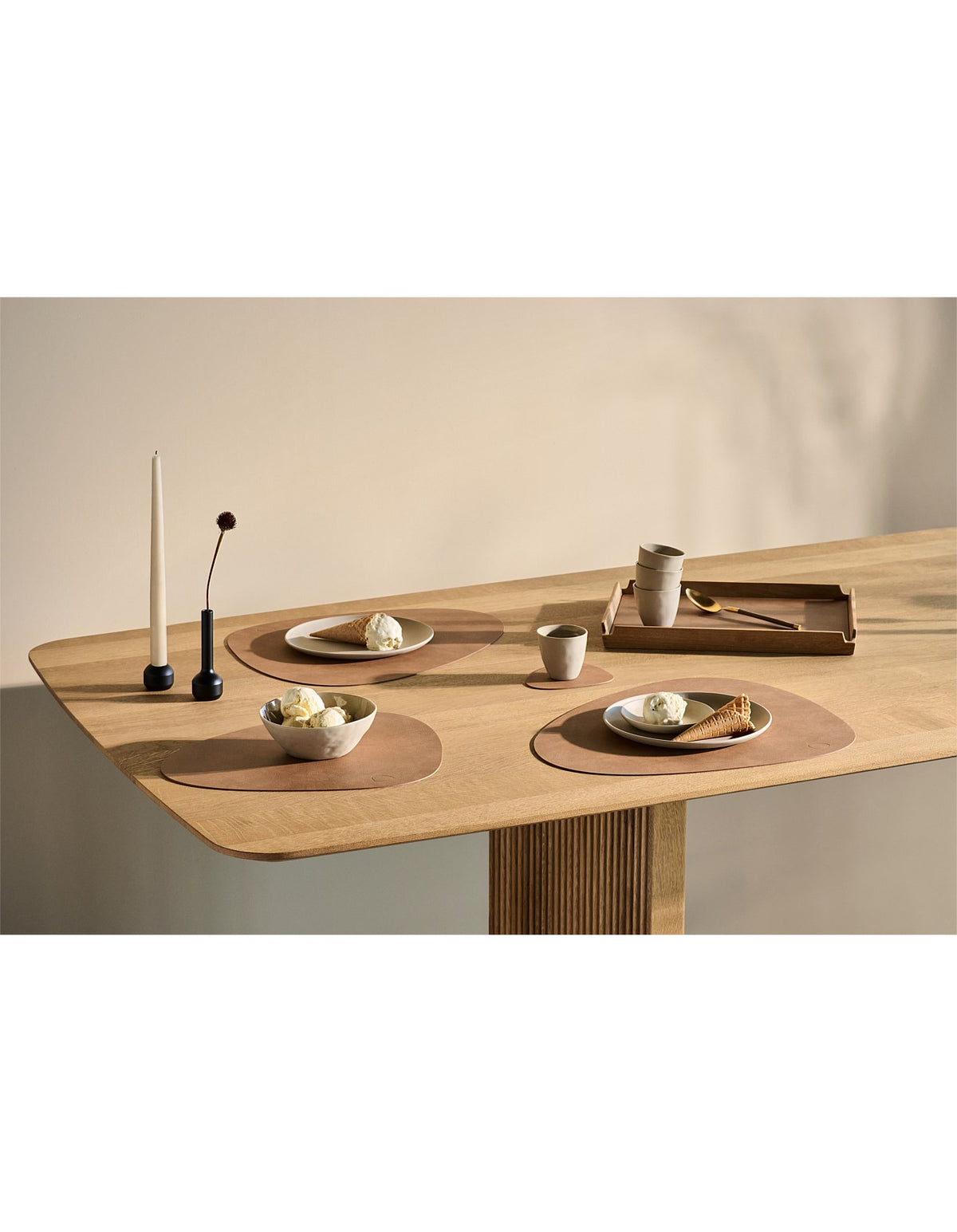Linddna Glass Mat Curve Nupo Nature
