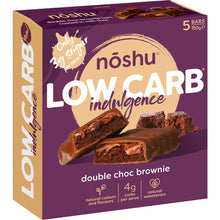 Noshu Low Carb Double Choc Brownie Indulgence Bars 5 Pack