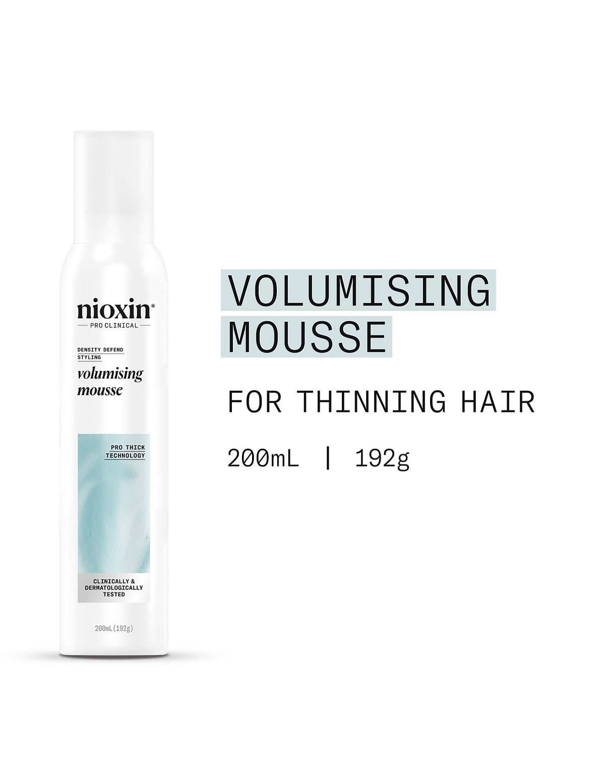 Volumizing + Thickening Mousse 200ml