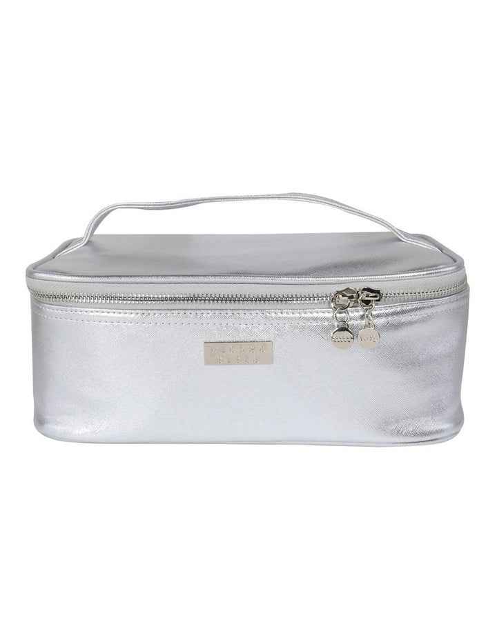 Premium Silver Medium Beauty Case
