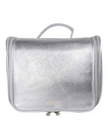Premium Silver Travel Bag with Hook