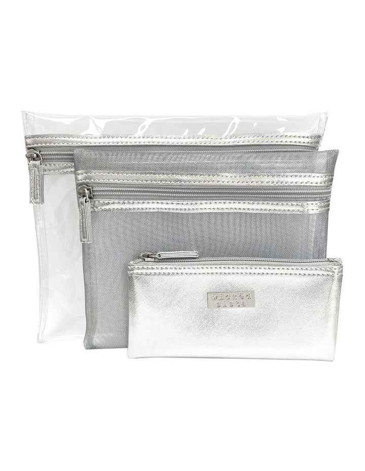 Jenna Trio Purse Silver