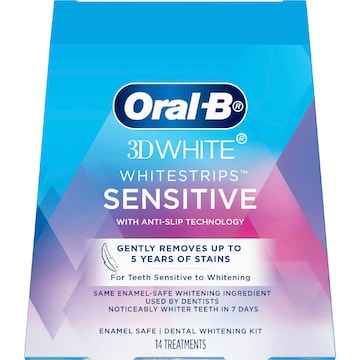 Oral-B 3D White Whitestrips Sensitive Dental Whitening Kit 14 pack