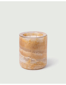 Natural Onyx Candle Holder