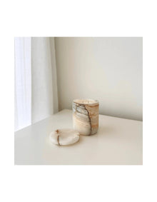 Natural Onyx Candle Holder