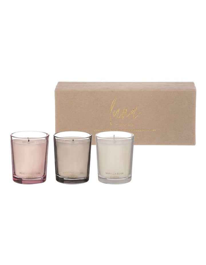 Luna Sweet Mini Candle Gift Set in Assorted