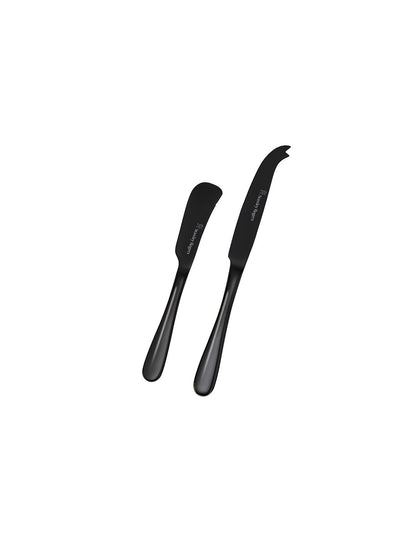 ALBANY ONYX CHEESE KNIFE 2PC