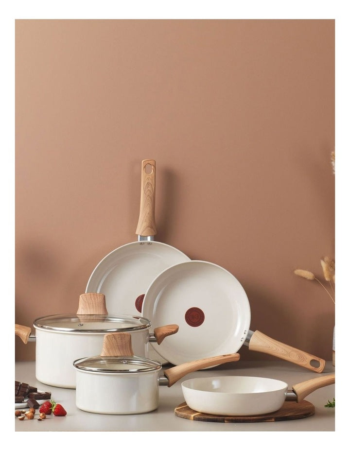 Vivaceram Induction Ceramic Cookware 5 Piece Set in Beige