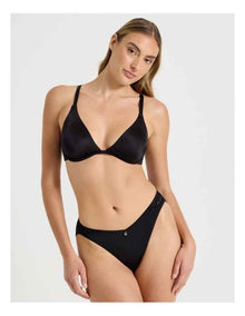 Captivate Luxe Micro & Lace Brazilian in Black