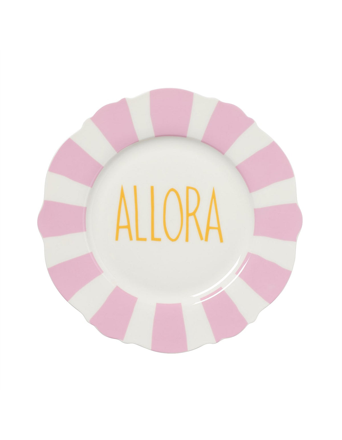 Mamma Mia 27.5cm Set of 4 New Bone China Dinner Plates Multi