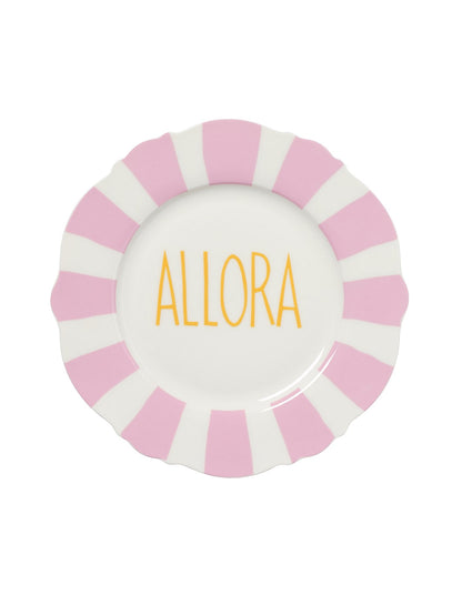 Mamma Mia 27.5cm Set of 4 New Bone China Dinner Plates Multi