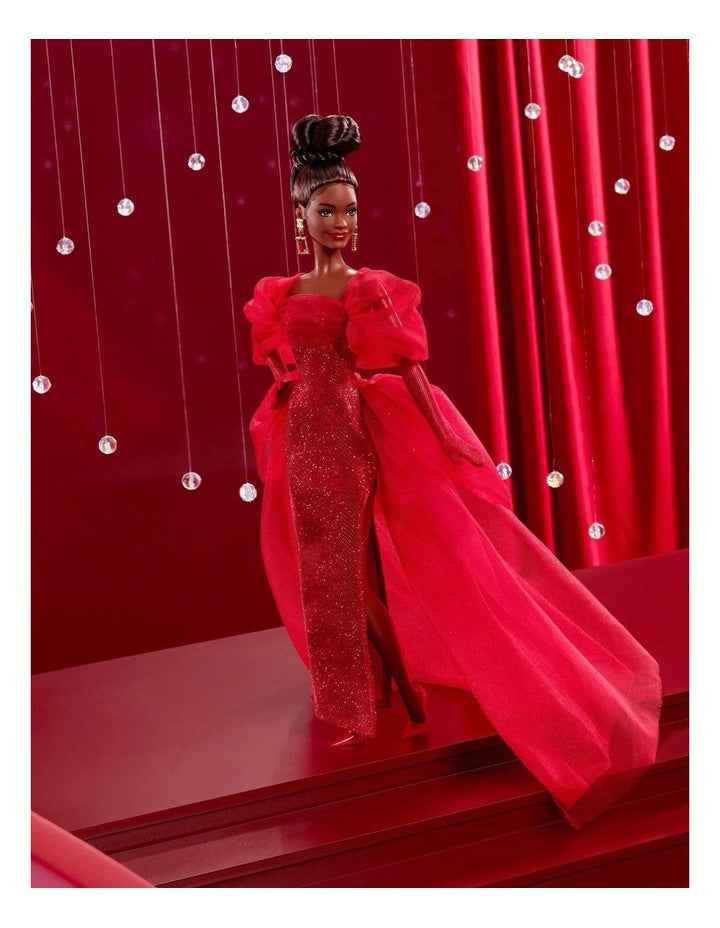 Mattel 80th Anniversary Barbie Brunette Hair Doll