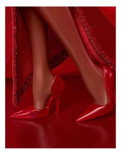 Mattel 80th Anniversary Barbie Brunette Hair Doll