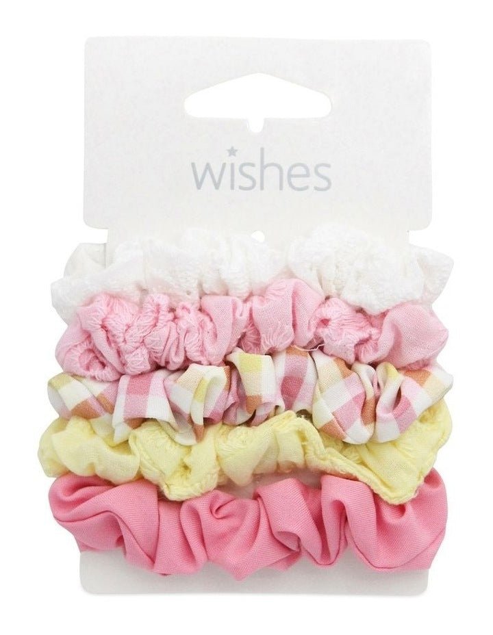 Brodarie Scrunchie 5 Pack in Multi
