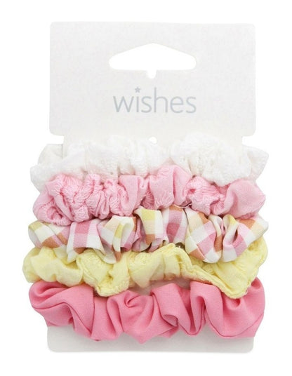 Brodarie Scrunchie 5 Pack in Multi
