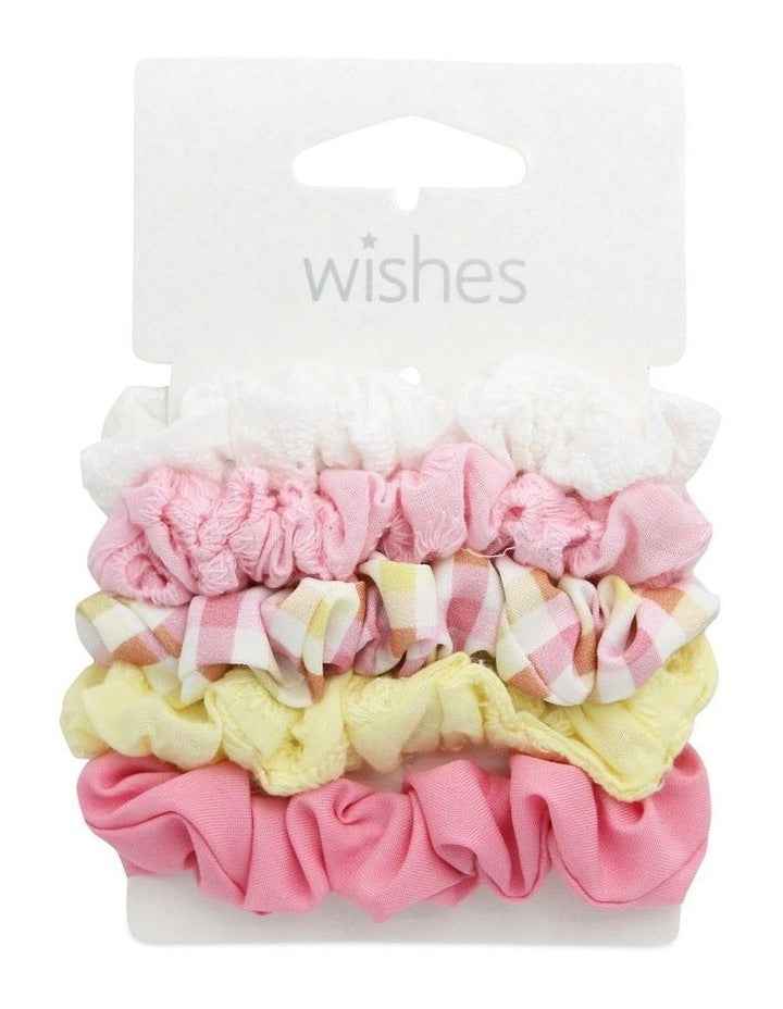 Brodarie Scrunchie 5 Pack in Multi