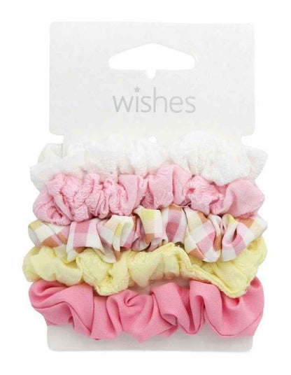 Brodarie Scrunchie 5 Pack in Multi