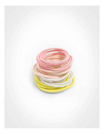 Bow Hairclip And Hairtie Set in Multi